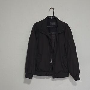 Mens Calvin Klein Warm Bomber Jacket Coat Size Large Black CMW02431